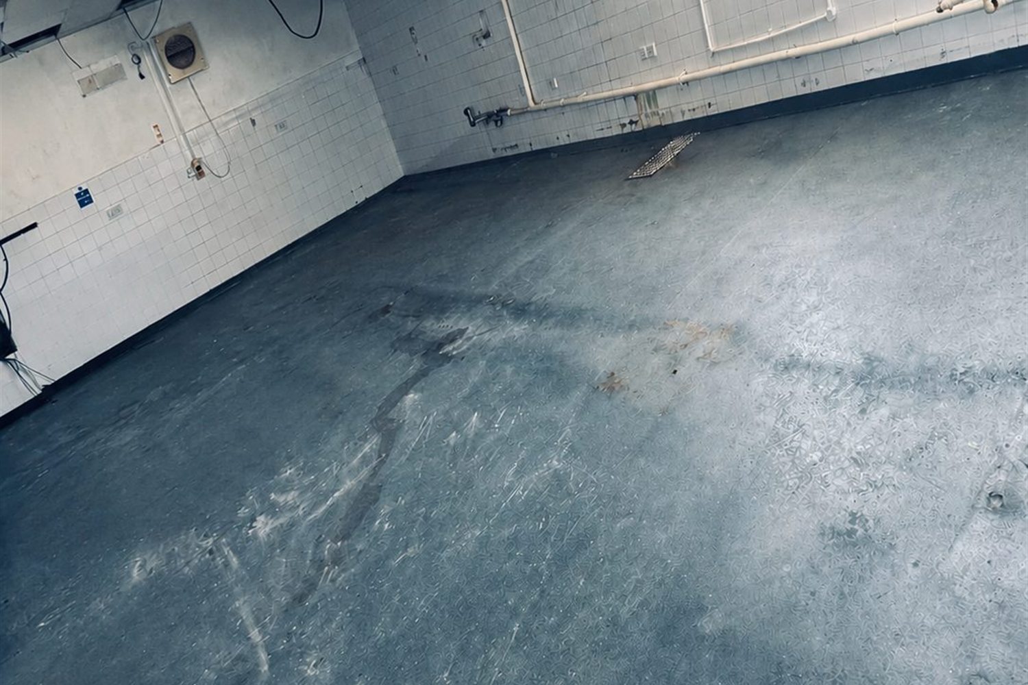 Floor cleared down to the original surface