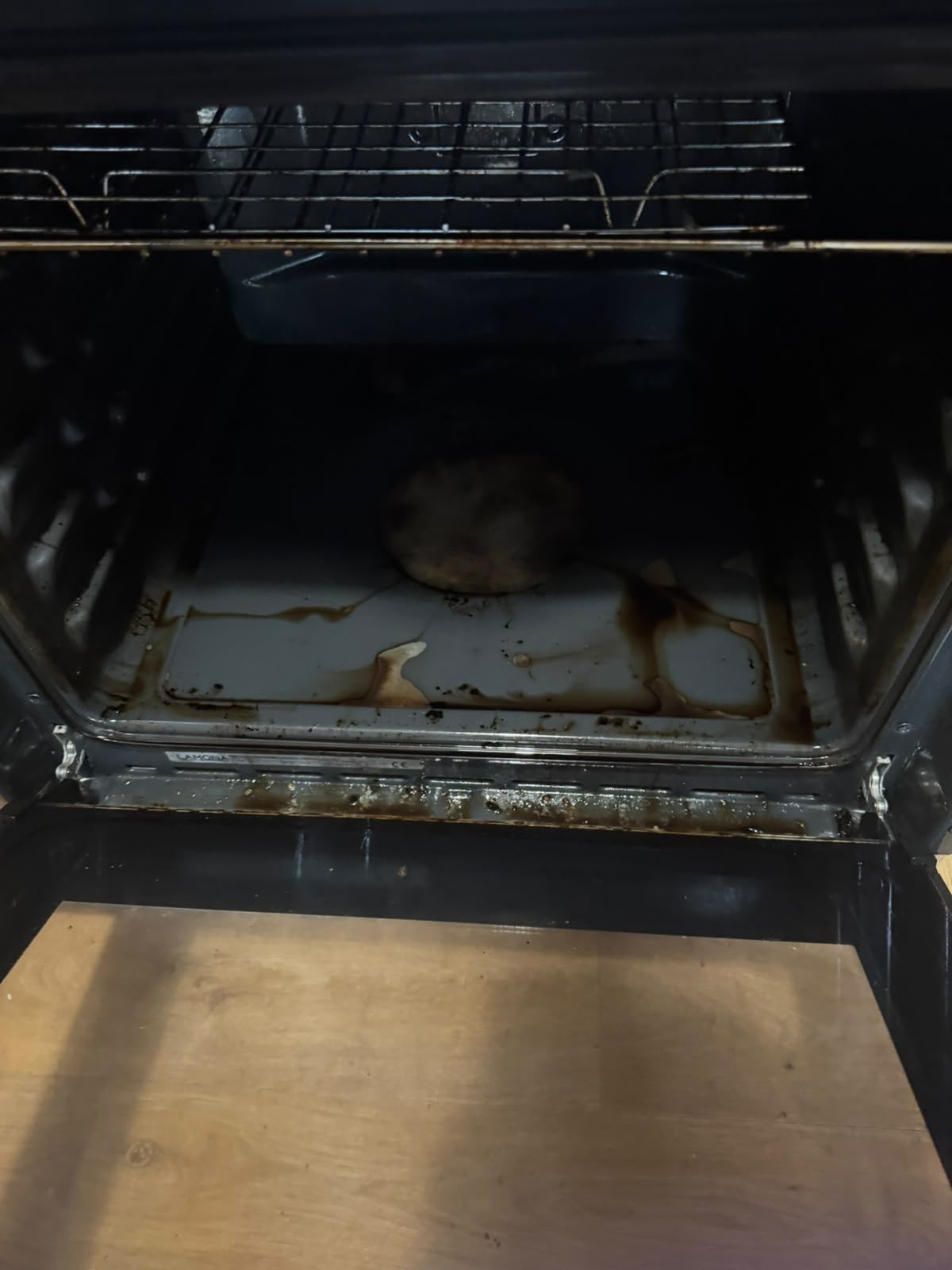 Oven door and seals before