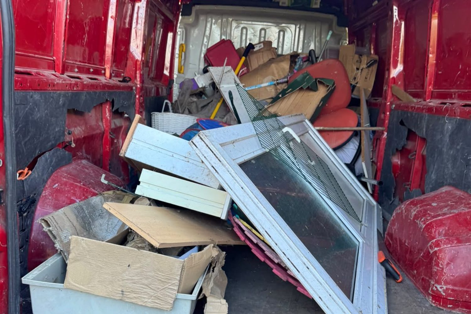 Builders waste, rubble and soil